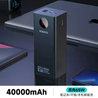 ROMOSS 65W Fast Charge Mobile Power 40000/60000MAh Capacity High   Phone Universal  Bank power bank