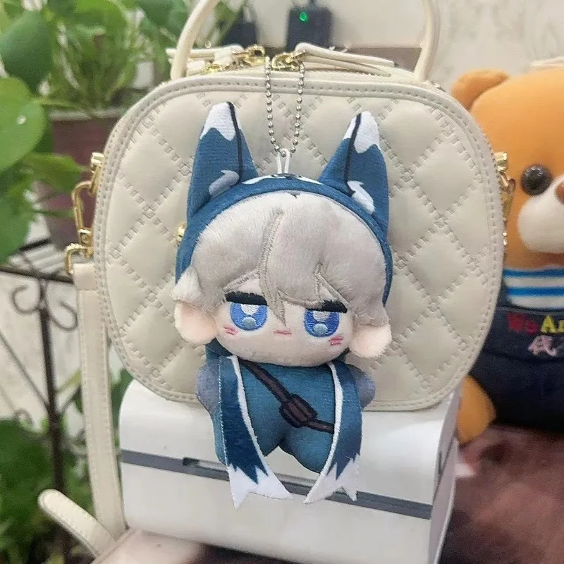 10CM Game Anime Identity V Cosplay Ithaqua Composer Seer Orpheus Barmaid Prospector Soft Plush Adorable Pendant Key Chain Gifts