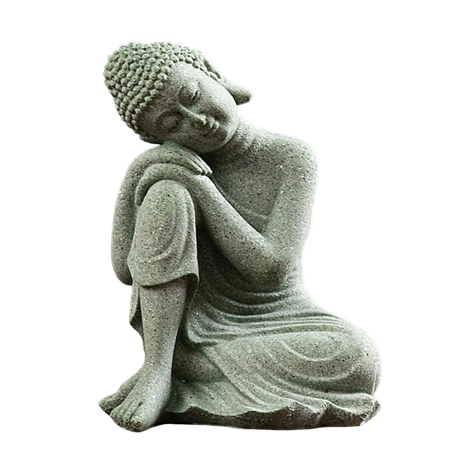 Meditating Buddha Statue Sculpture Table Art Home Room Decoration for Birthday Gifts New Year\'s Gifts