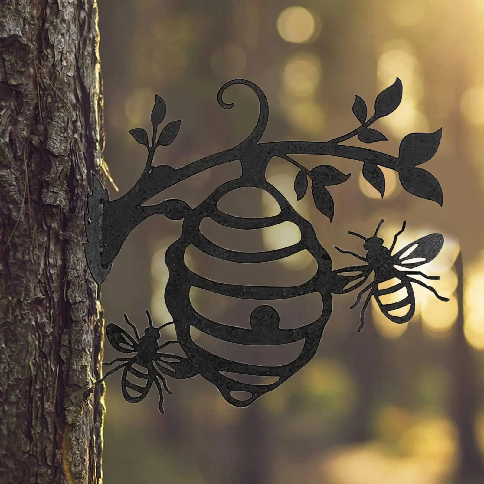 

Металлическая статуя орнамент задний двор стена забор дверь газон декор