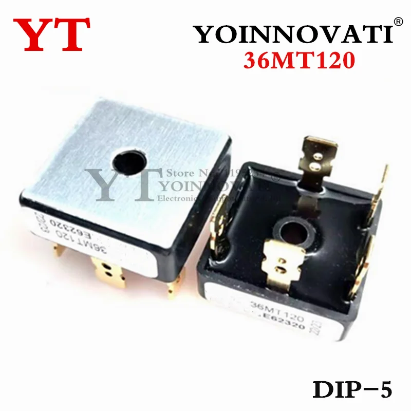 1pcs/lot 36MT120 36MT120A  RECT BRIDGE 3-PHA 1200V 35A D-63 Best quality