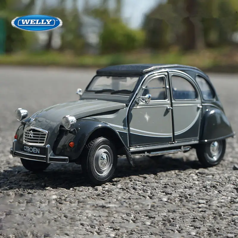 

Welly 1:24 Citroen 2CV 6 Charleston Alloy Classic Vintage Car Model Diecasts Metal Car Vehicles Model Collection Childrens Gifts