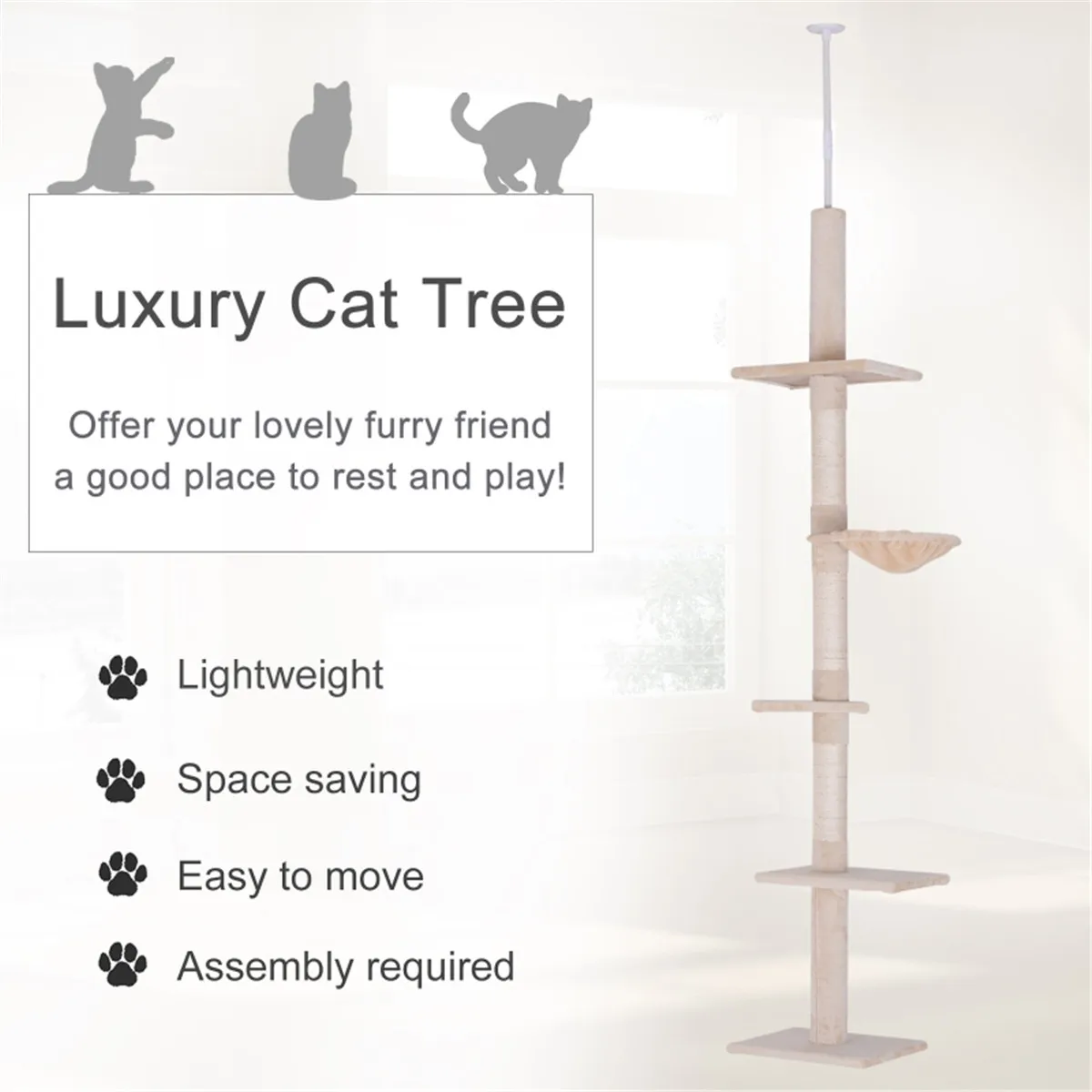 Wooden Cat House/Cat Trees /Cat Climbing Tower