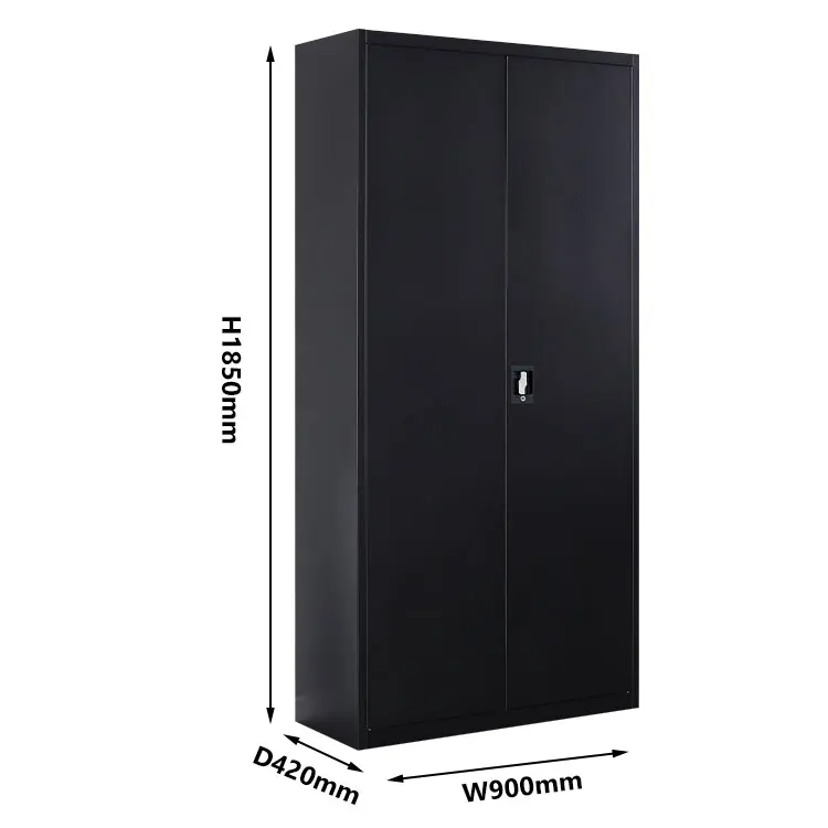 مخصص أبيض أسود غرفة نوم ألميرا سوينغ خزانة معدنية 2 باب خزانة ملابس خزانة ملونة الصلب خزانة غرفة خزانة #3