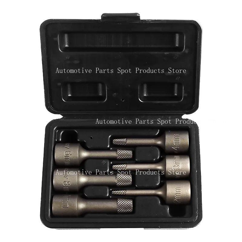 

3/8 Средний экстрактор для сломанной гайки с защитой от зубов, скользящая проволока, инструмент для извлечения поврежденных винтов с раздвижным зубом, торцевая головка