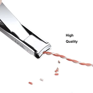 Ultraphine nail cutters, portable, travel, keychains, scissors, cutters, stainless steel, manicure tool kits 12 Main Sales Key Plainworkers - №8