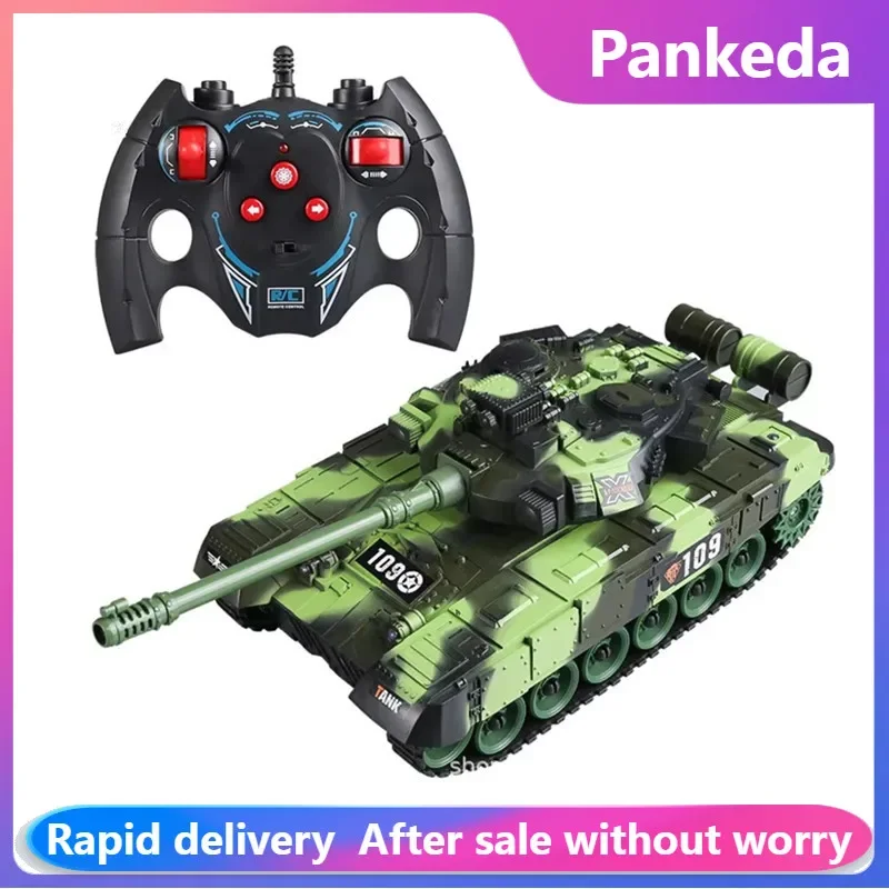 RC Tank Military War Battle M1 Leopard 2 Remote Control Toy Car Tactical Model Electronic Toys for Boys Children tanks toy