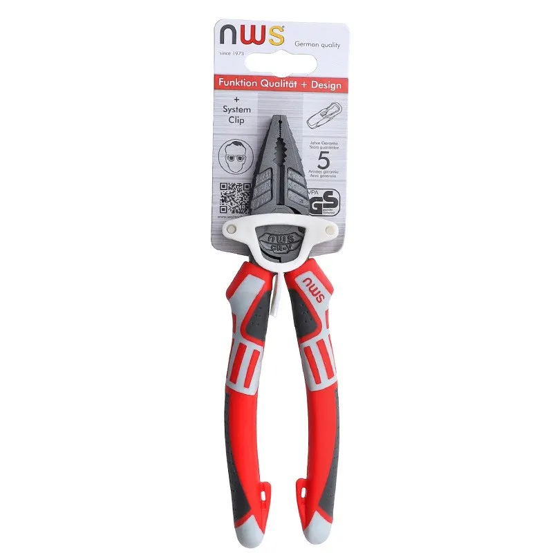 6, 7, 8 Inch German Electrician Multi-function Wire Pliers Inclined Mouth Thickened Chrome-plated Industrial-grade Tools