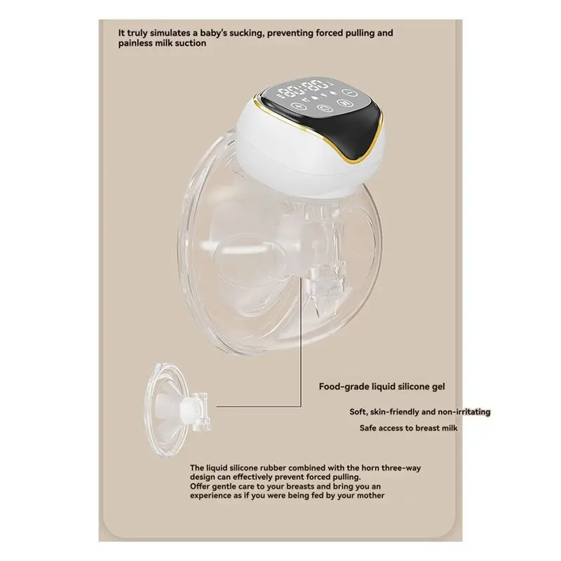 lite-wearable-bilateral-portable-electric-breast-pump-fully-automatic-integrated-breast-pump-painless-hands-free-black