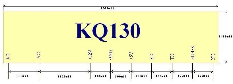 KQ-132K (with 485 Interface) Fast Power Line Carrier Module/No Peripheral Components Required