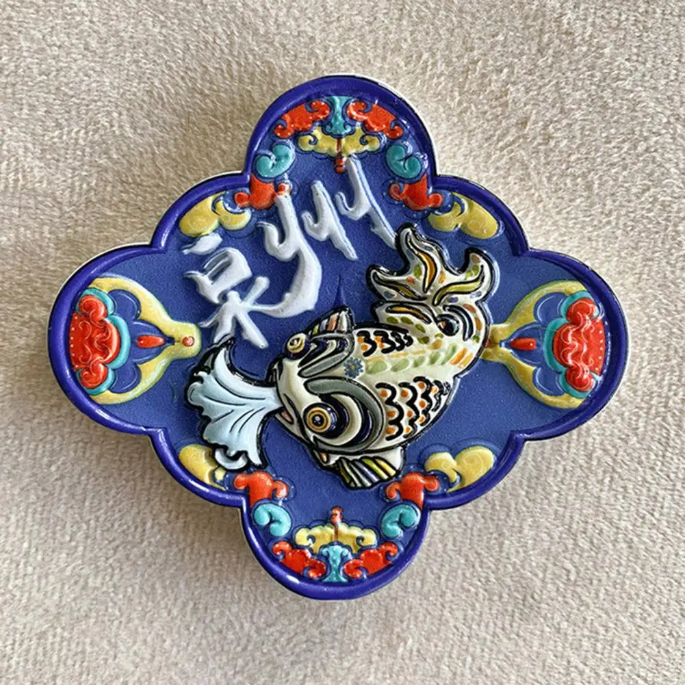 

Lightweight Magnet Quanzhou Refrigerator Magnet Chinese Style Cartoon Refrigerator Magnet Set for Diy Home Office Decor Kitchen