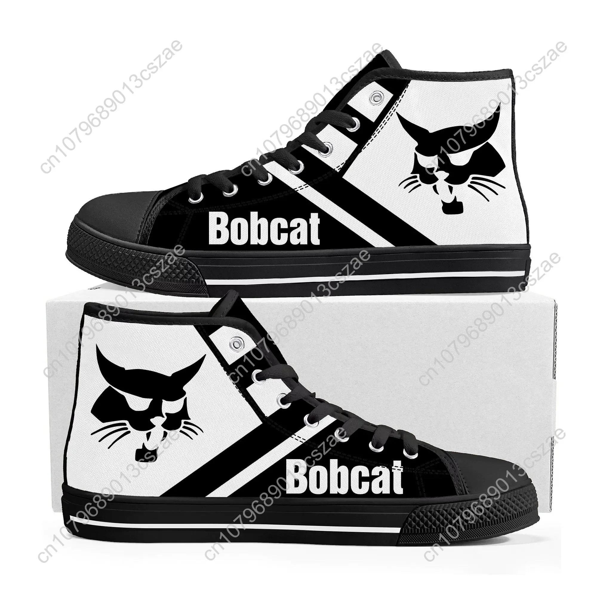 Bobcat-Zapatillas de lona de alta calidad para hombre y mujer, zapatos informales personalizados, para parejas