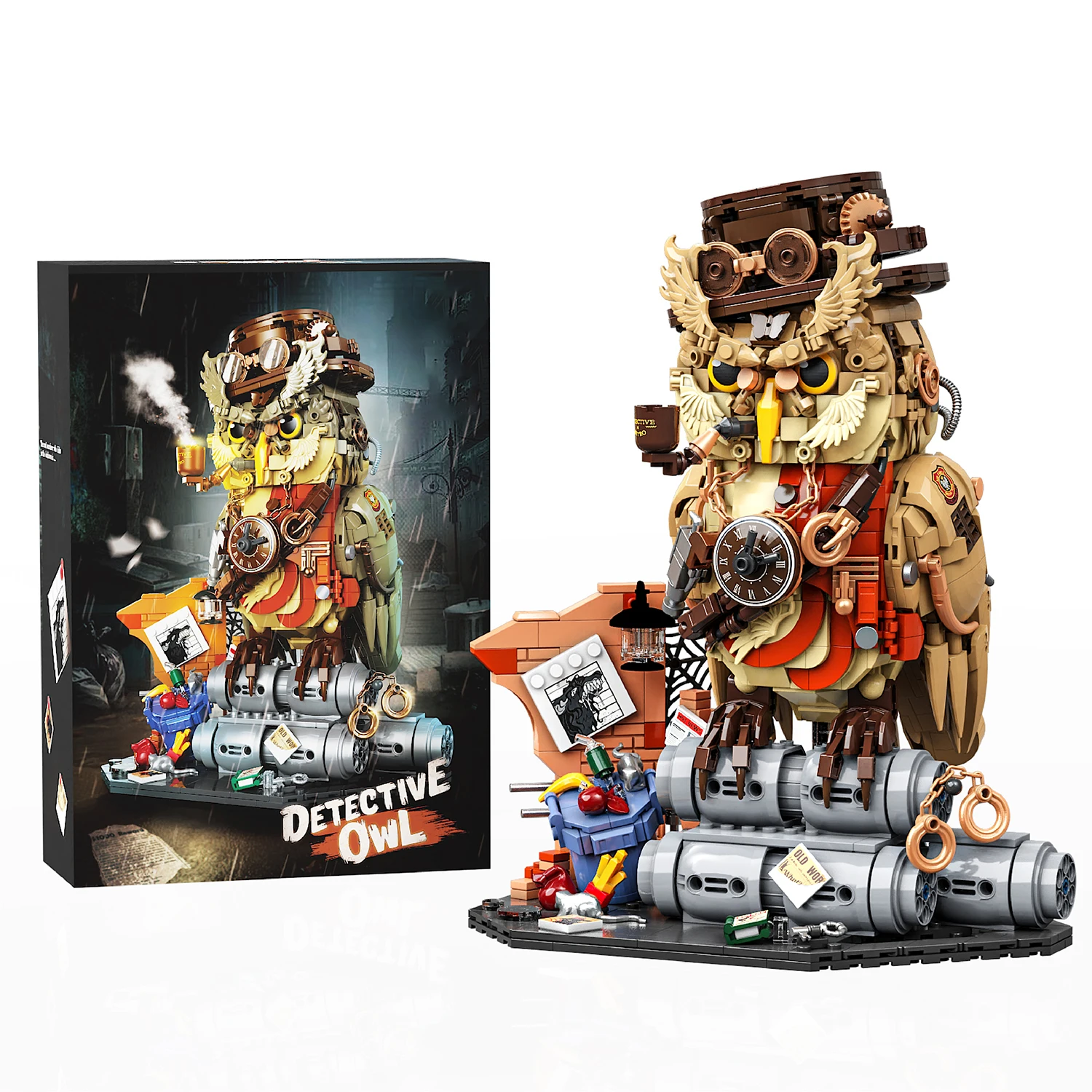 

1286 шт., модель животного совы, сборная игрушка, домашняя креативная игрушка, орнамент, строительные блоки, набор игрушек, развивающая игрушка, подарок на день рождения