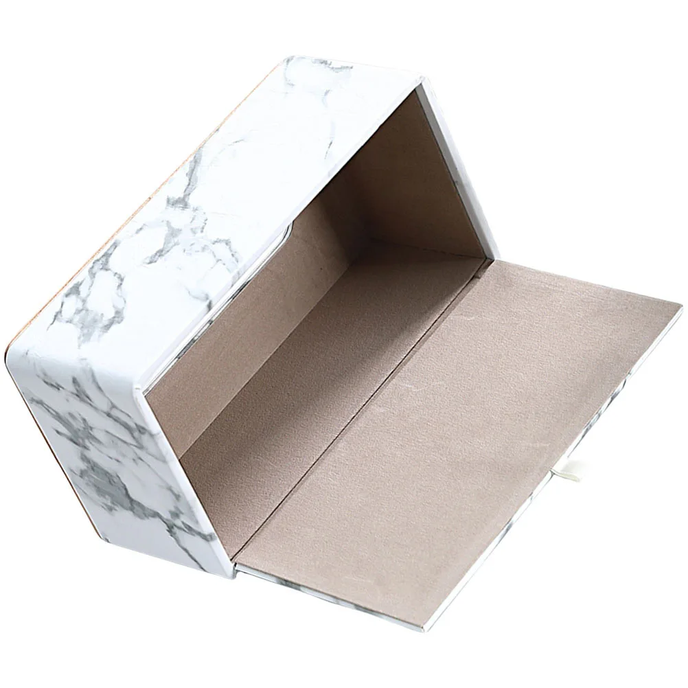 

Marble Pattern Tissue Box Holder Premium Napkin Storage Case For Office Home Car Living Room Desktop Decor Tissue