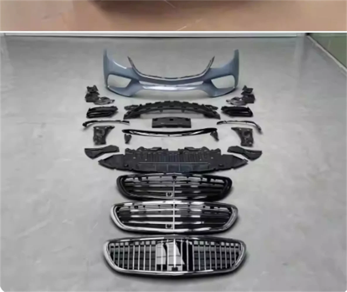 

Car surround body kit Front bumper grill fog lamp cover for 16-23 Mercedes-Benz E class W213 modified E63