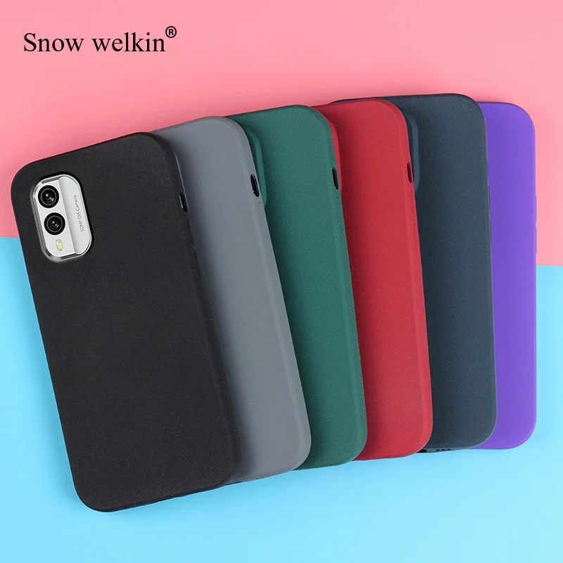 For Nokia X30 Sand Matte Soft Silicon Full Protect Shockproof Anti-Slip Case For Nokia X20 X30 Phone Cases Cover Shell Fundas