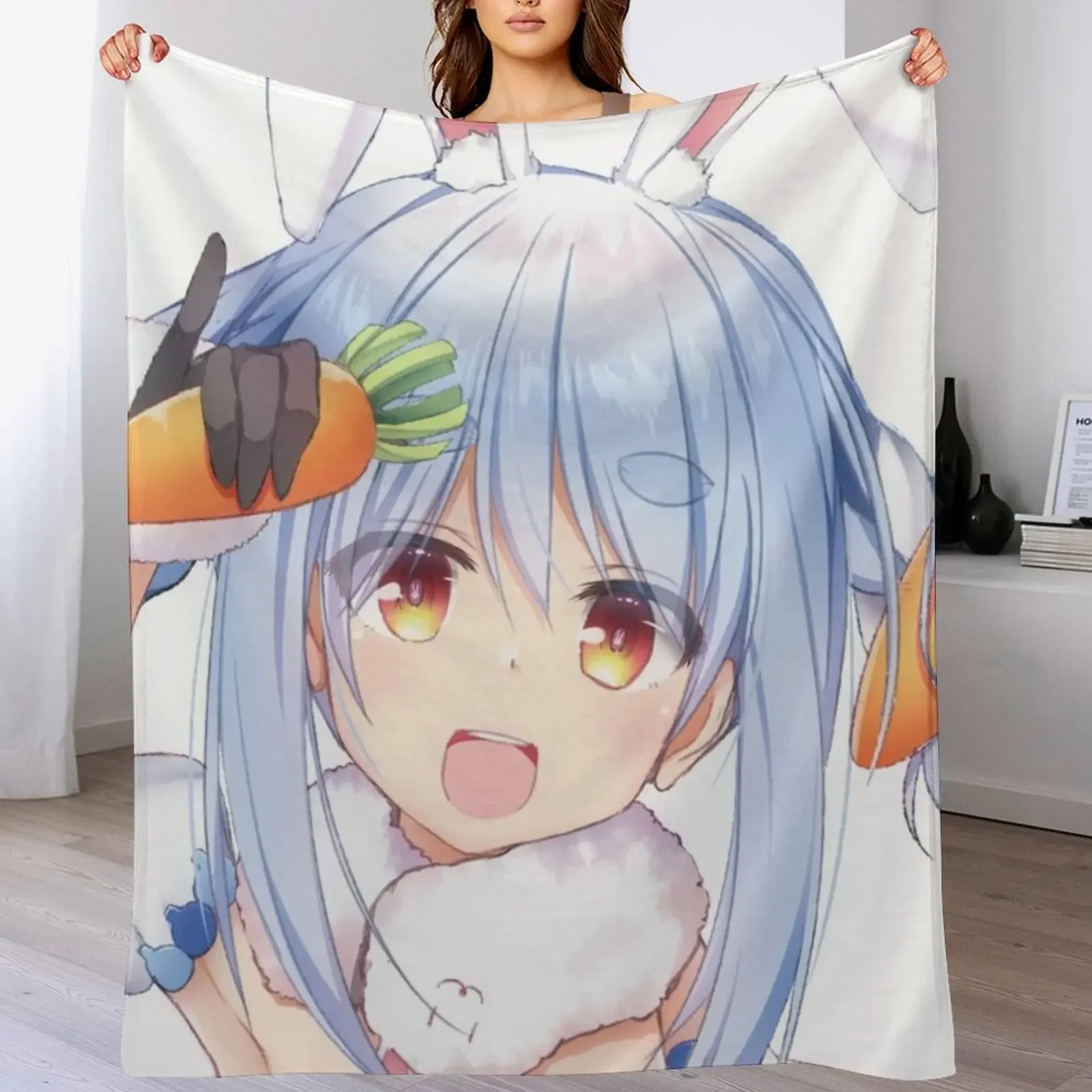 

Usada pekora Throw Blanket Ultra Plush Cozy Blanket for Napping Sleeping