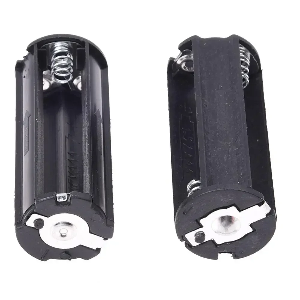 3/10 peças suporte de bateria preto para 3 baterias aaa de 1.5v lanterna tocha 3 x armazenamento de bateria aaa