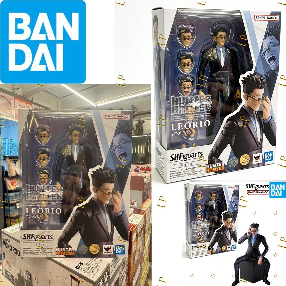 

In Stock Original BANDAI SPIRITS S.H.Figuarts Hunter Hunter Leorio Anime model action figure Genuine Boxed Toy