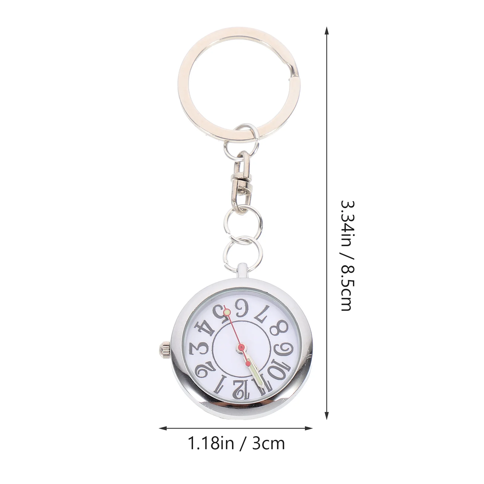 1Pcs Pocket Watch Big Number Alloy Watch Durable Nurse Elderly Children Kids School Gift Reliable Timepiece Children Gift
