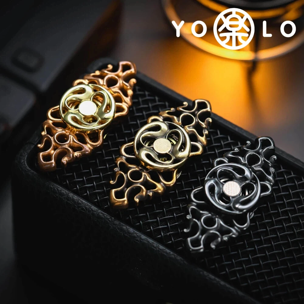 YOLO STUDIO & NEW EDC Floating Clouds Fidget Spinner Fidget Toys For Adults Stress Relief Toy Two-Bladed Fidget Spinner