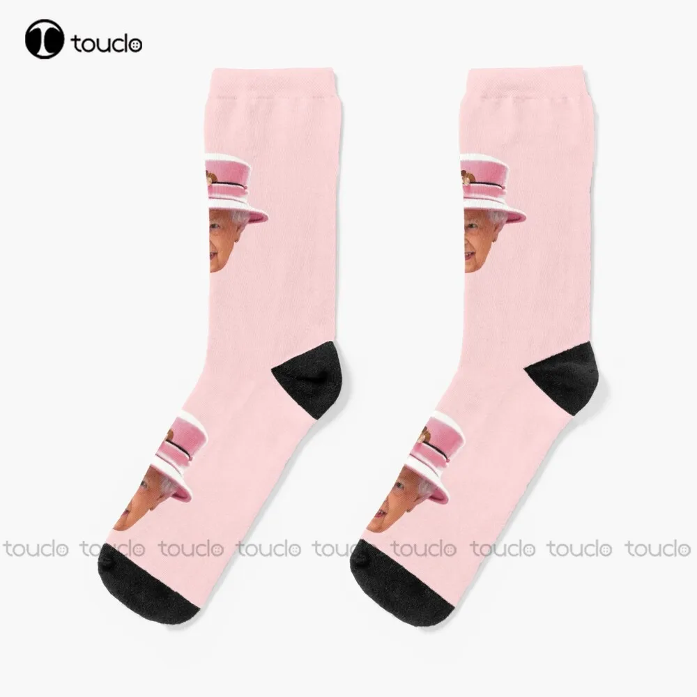 

Носки женские в розовой шляпе, с цифровой печатью, 360 °