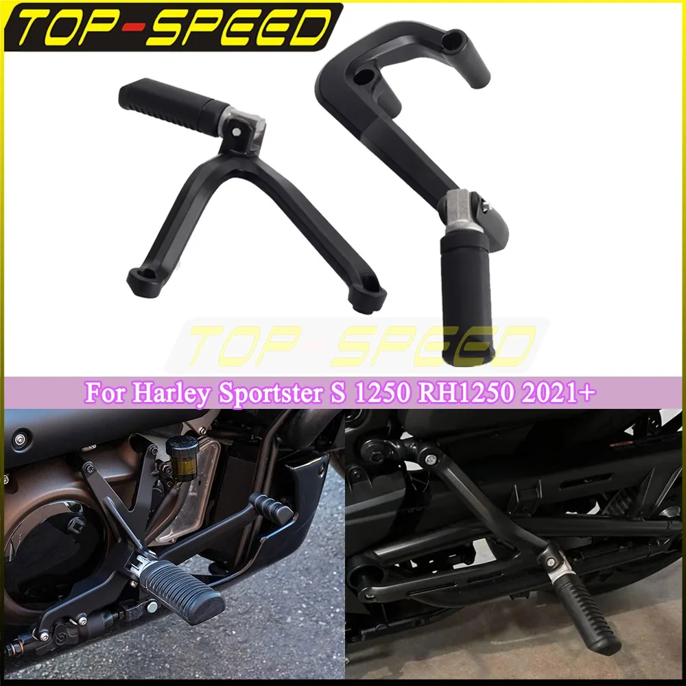 

For Sportster S 1250 Motorcycle Rear Passenger Footpegs Footrests Kit For Harley Sportster SRH1250 RH 1250 2021-2022 Accessories