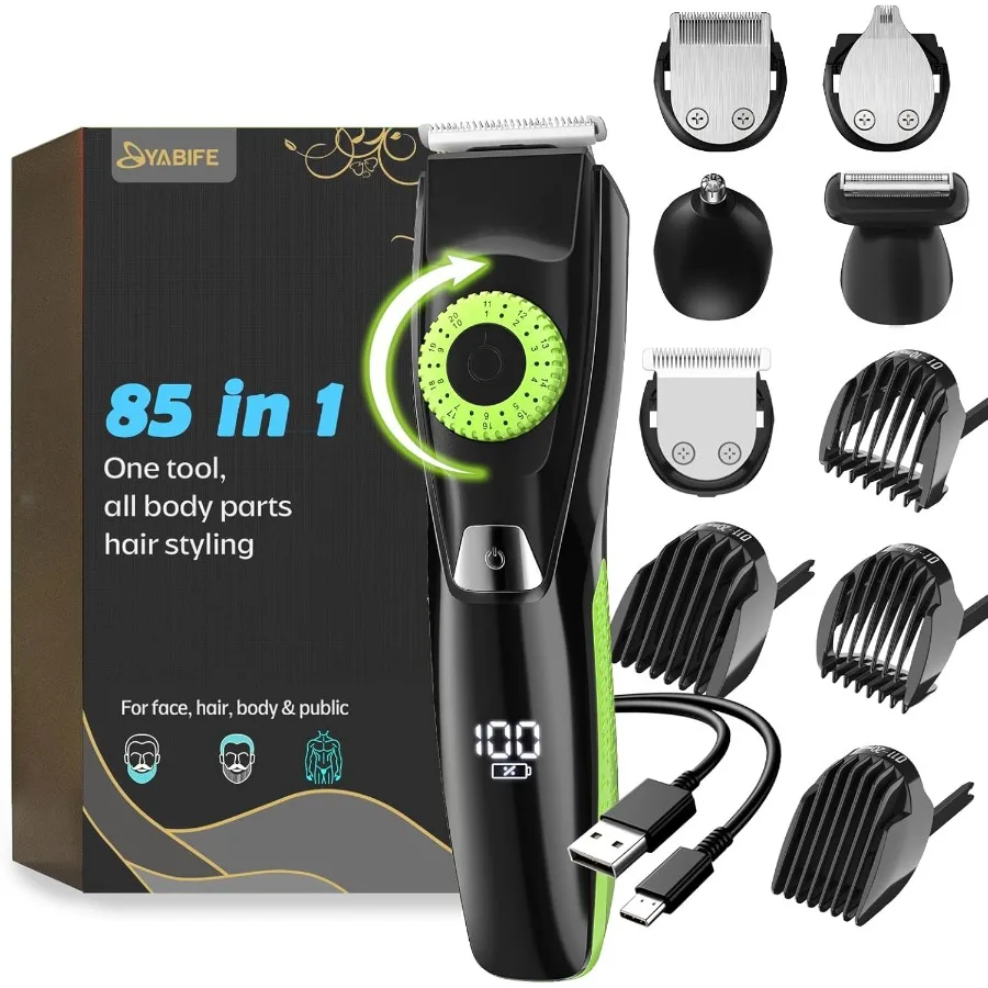 

40 Precisions Electric Beard Trimmer for Men Mens Grooming Trimmer for Beard Mustache Face and Ear Hair Multi-Series Clipper Wa