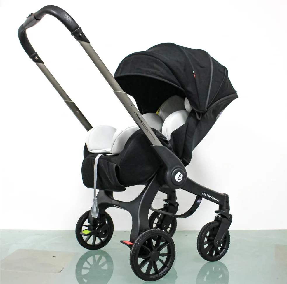 EU VOORRAAD 4in1 kinderwagen twee-weg Multifunctionele pasgeboren kinderwagen 3in1 Opvouwbare Mand type stoel Lichtgewicht Reizen Kinderwagen