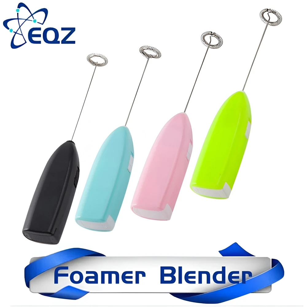 Mini Electric Milk Foamer Blender Wireless Coffee Whisk Mixer Skimer Handheld Egg Beater Cappuccino Frother Mixer for Kitchen