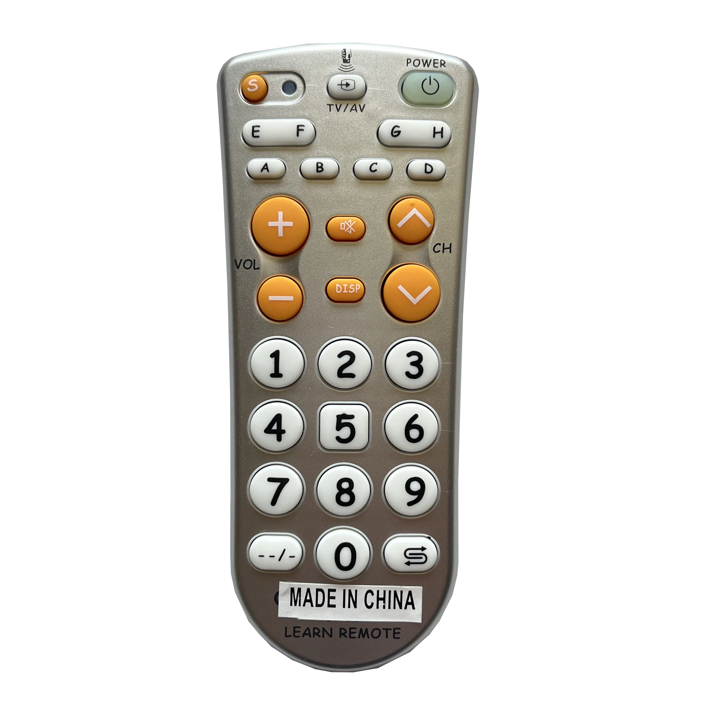 NEW Combinational Universal Learning Remote Control Controller Chunghop L108E For TV SAT DVD CBL DVB-T AUX Big Button Copy