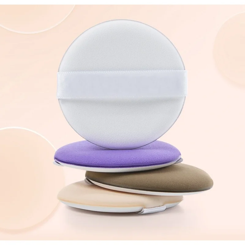 Mini Round Cushion Puff Thin and lightweight foundation sponge Wet and Dry​