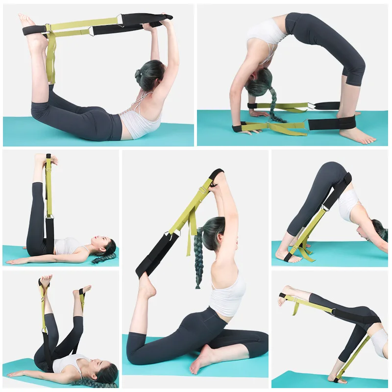 Adjustable Yoga Straps Belt Stretcher Legs Ballet DanceTraining Band Toned Tights Arms Stretch Muscles Relax Split Leap Widen