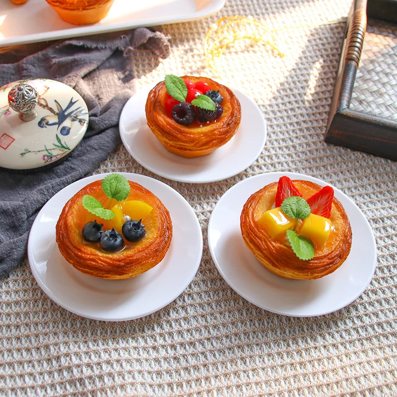 Fake Egg Tart Simulation Food, Photo Props, Sketch Drawing Model, Photography Props, Wedding Party Decor