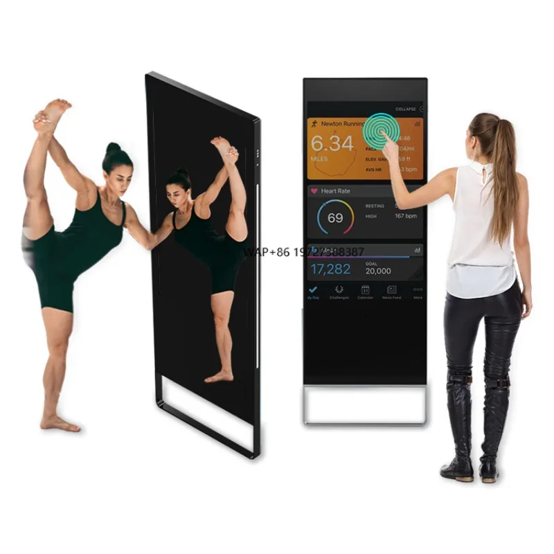 

43 Inch Smart Touch Panel Digital Interactive Touch Screen Smart Exercise Mirror Touch Kiosk