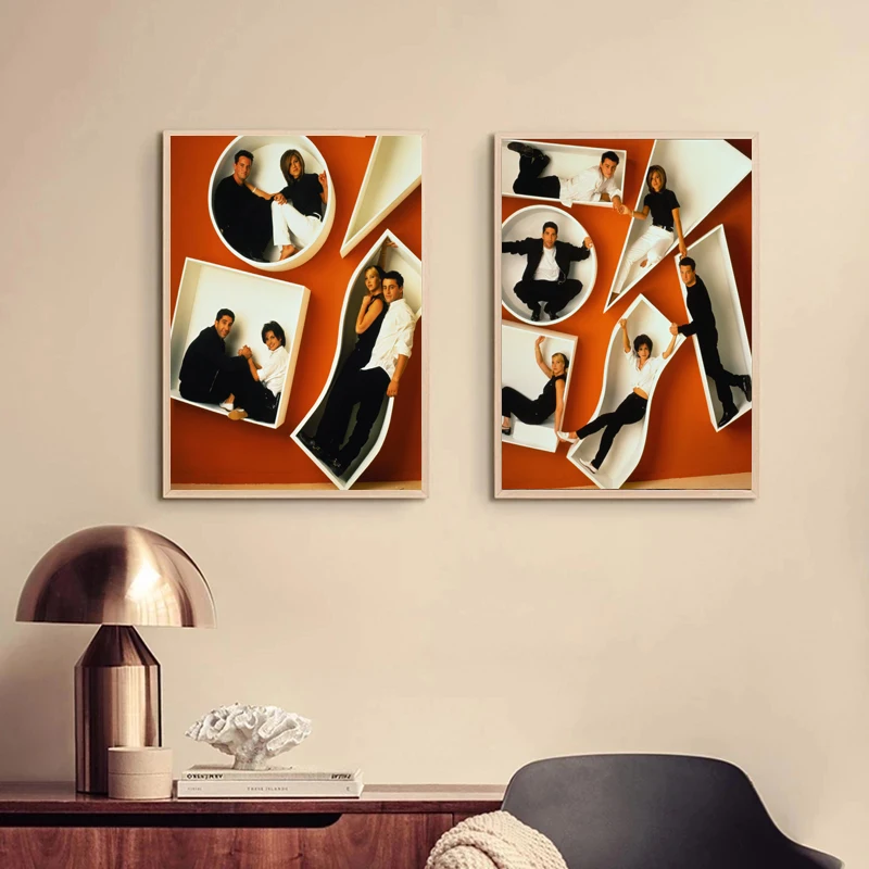 Classic TV Show Series Friends Posters Canvas Painting Retro Poster Wall Sticker Modern Paintings for Living Room Home Decor view 4