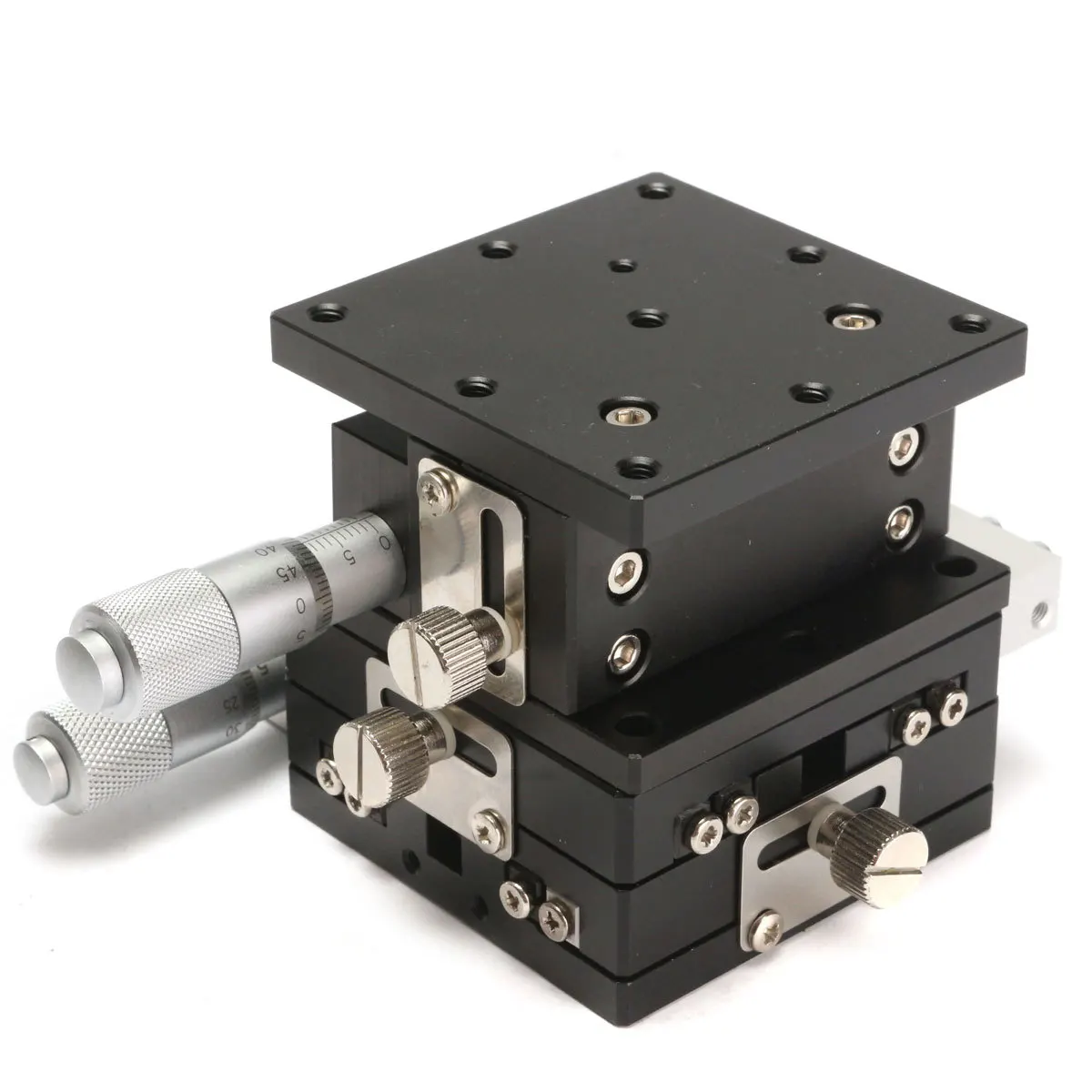 

Hot Sale XYZ 3 Axis Trimming Platform Bearing Tuning Sliding Table 60*60mm Linear Stage