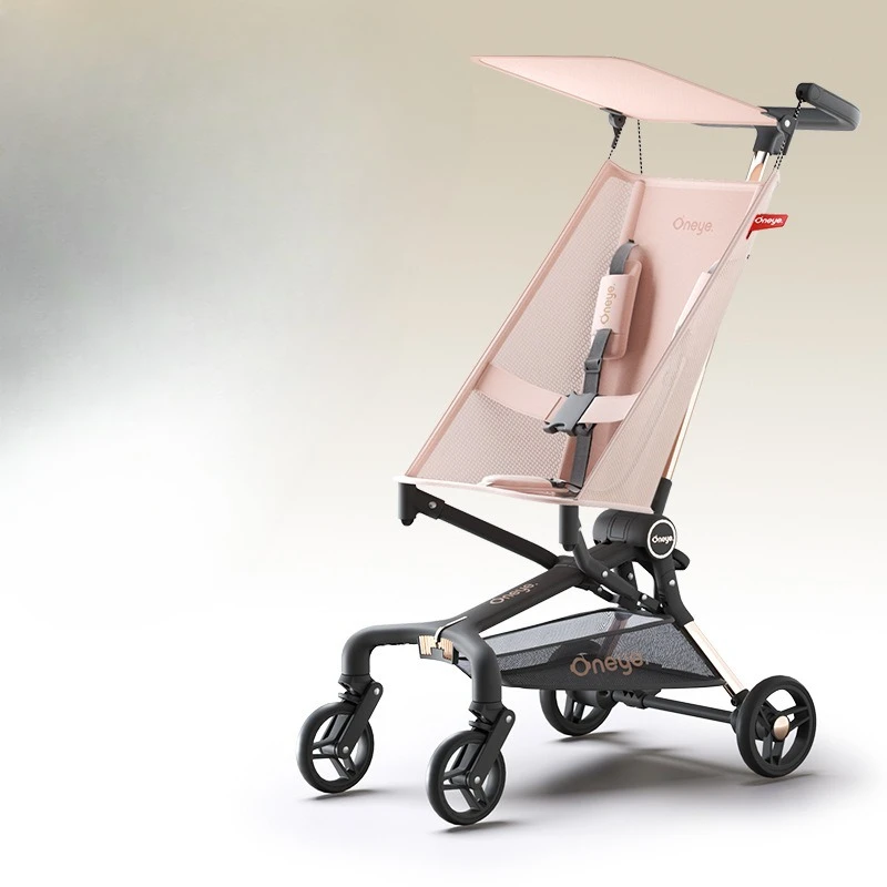 

‌Ultra-Lightweight Foldable Stroller Portable Baby Cart for Travel 1-Second Quick-Fold Mechanism Compact & Easy Carry-on‌