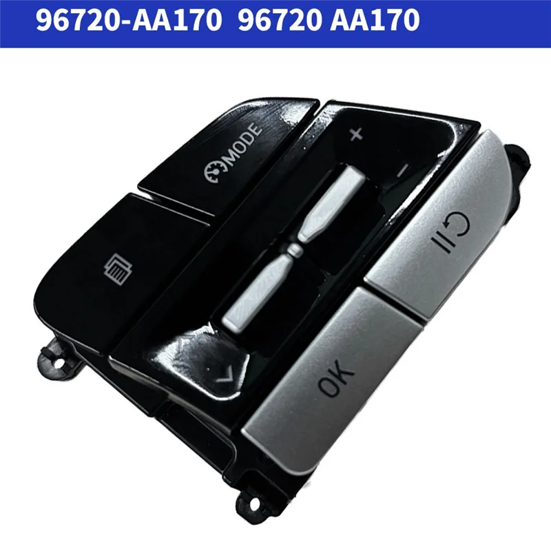 

For Hyundai Elantra CN7 21-23 Steering Wheel Cruise Switch 96720-AA170 Multi-Function MODE Control Button 96720AA170