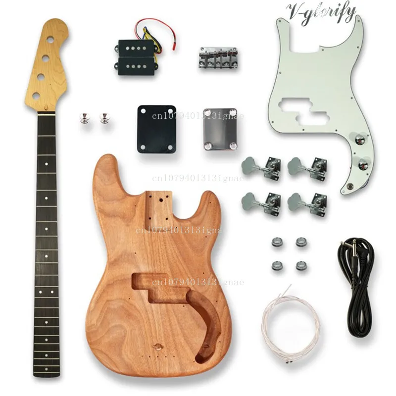 

Electric Guitar Set DIY Musical Instrument Electric Bass Assembly Student Professional Performance Guitar 43 Inch