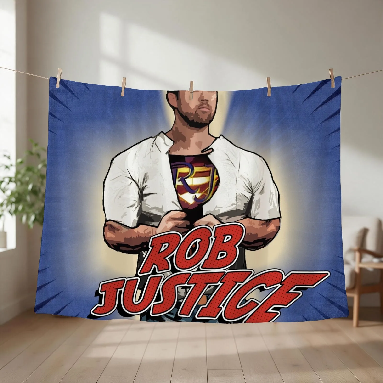 Rob Justice! Throw Blanket Hairy Comforter For Baby Giant Sofa Blankets