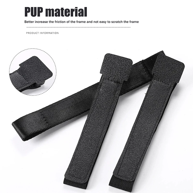 حزام حمل الدراجة، أحزمة اليد، أشرطة تنظيم ربط الأمتعة، أشرطة محمولة موفرة للجهد، حزام ربط، معدات الدراجة #5