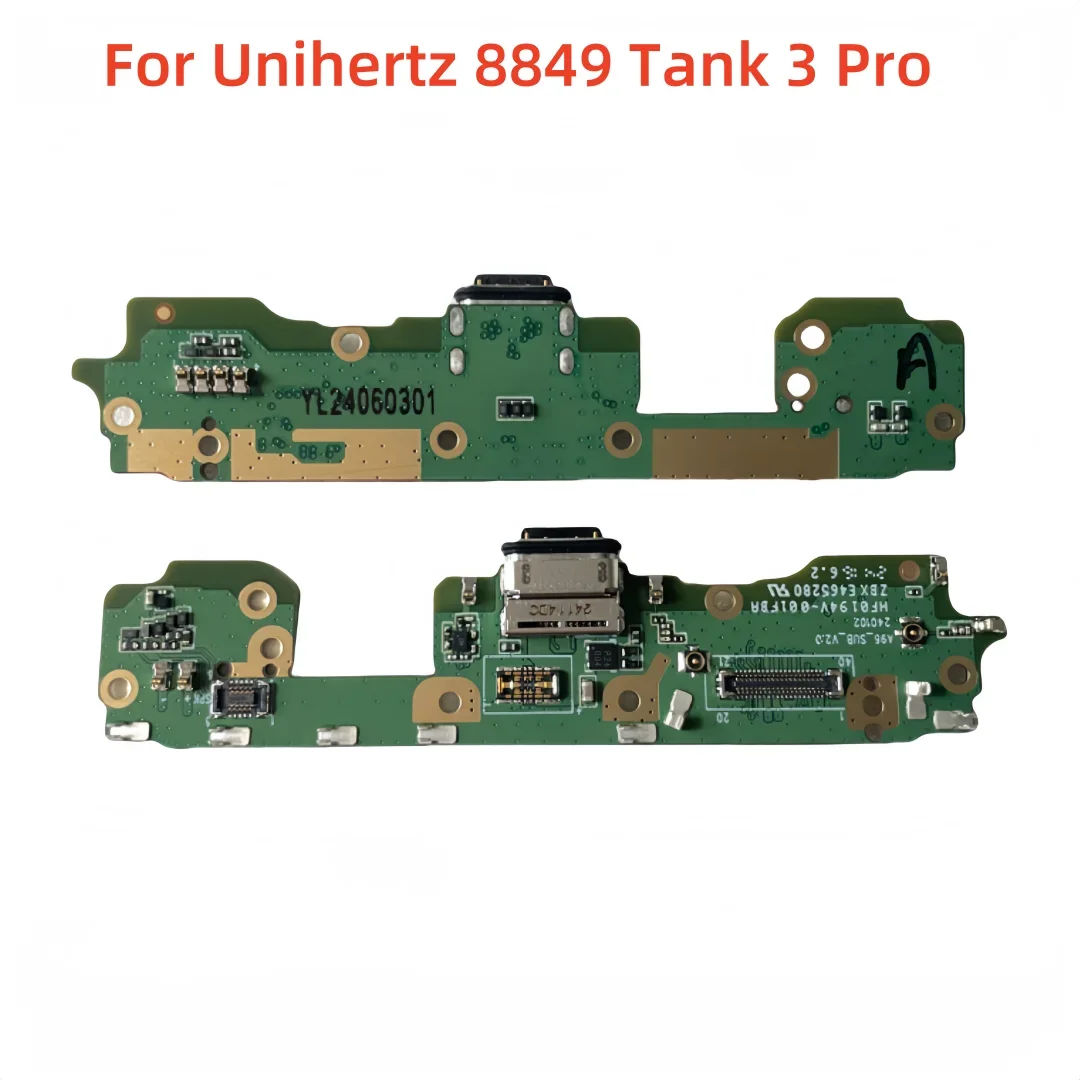 Original For Unihertz 8849 Tank 3 Pro Cell Phone USB Plug Charge Board Dock Replacement USB Board