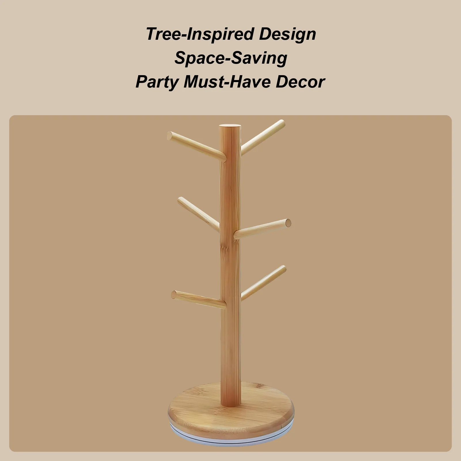 

Подставка для держателя Pretzel, подставки для пончиков для десертного стола, 6-ручевая дизайнерская стойка-органайзер в форме дерева со стабильной основой, украшения для