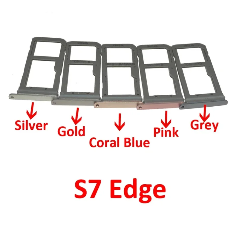 For Samsung Galaxy S7 Edge G935 G935F Phone Housing New SIM Card Adapter and Micro SD Card Tray Holder With SIM Eject Pin view 5