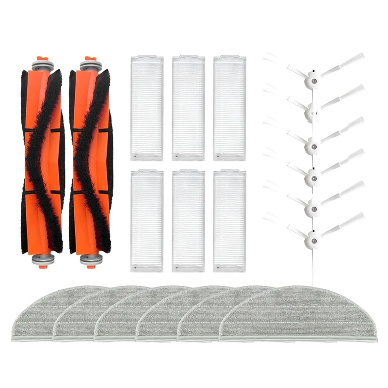 Para Viomi Alpha 3 VXVC25 / MJSTP / Redroad G10 Robot aspirador Cepillo Lateral principal filtro HEPA fregona repuestos Accesorios