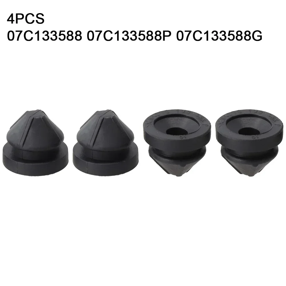 4pcs Buffer Cushion Diesel Petrol Engine Bonnet Hood Air Intake Filter Grommet Rubber Pad Under The Air Filter Housing