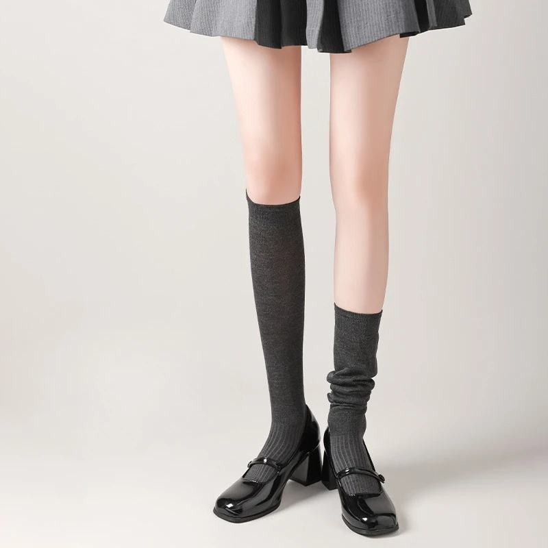 New Stacking Socks Women Thin Legs Calf Socks Non-slip Stockings Boneless Manual Sewing Head Skin Friendly Durable Socks