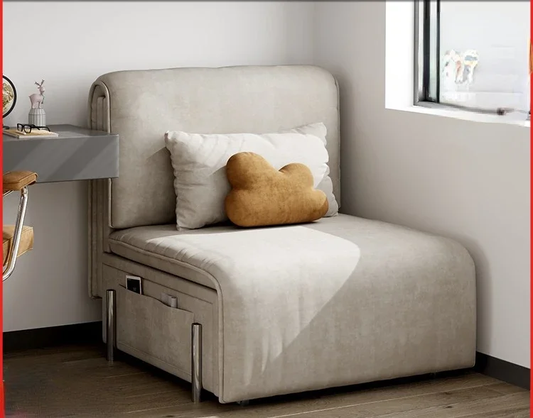 Folding sofa bed dual-purpose single study multifunctional