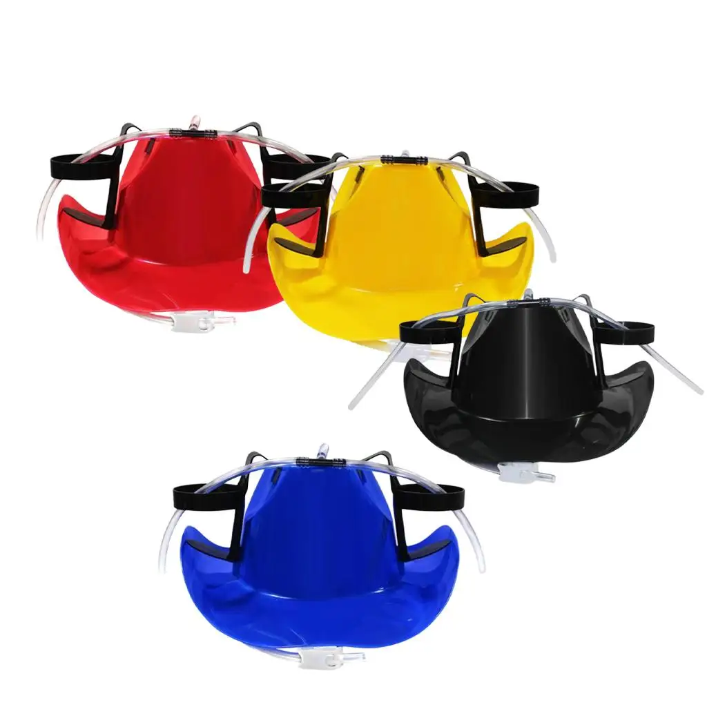

Adjustable Creative Drinking Helmet Guzzler Drinking Helmet Drinker Favor Hat Drinking Hat for Kids Women Water Adults Funny
